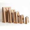 Buy cheap Brown Kraft Paper Shopping Bags Offset Printing Apparel Paper Bag Customized Logo from wholesalers