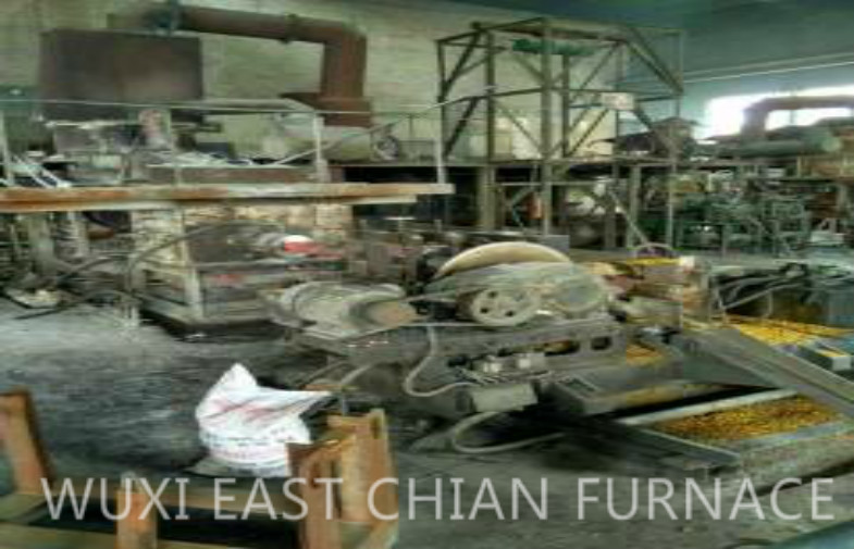 Brass Bar D100mm Horizontal Continuous Casting Machine 1-Strand Split Type Melting and Holding Furnace