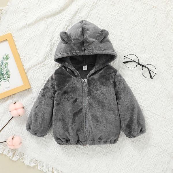 Buy cheap Casual Cartoon Baby Hooded Top Coat Winter Children'S Clothing from wholesalers