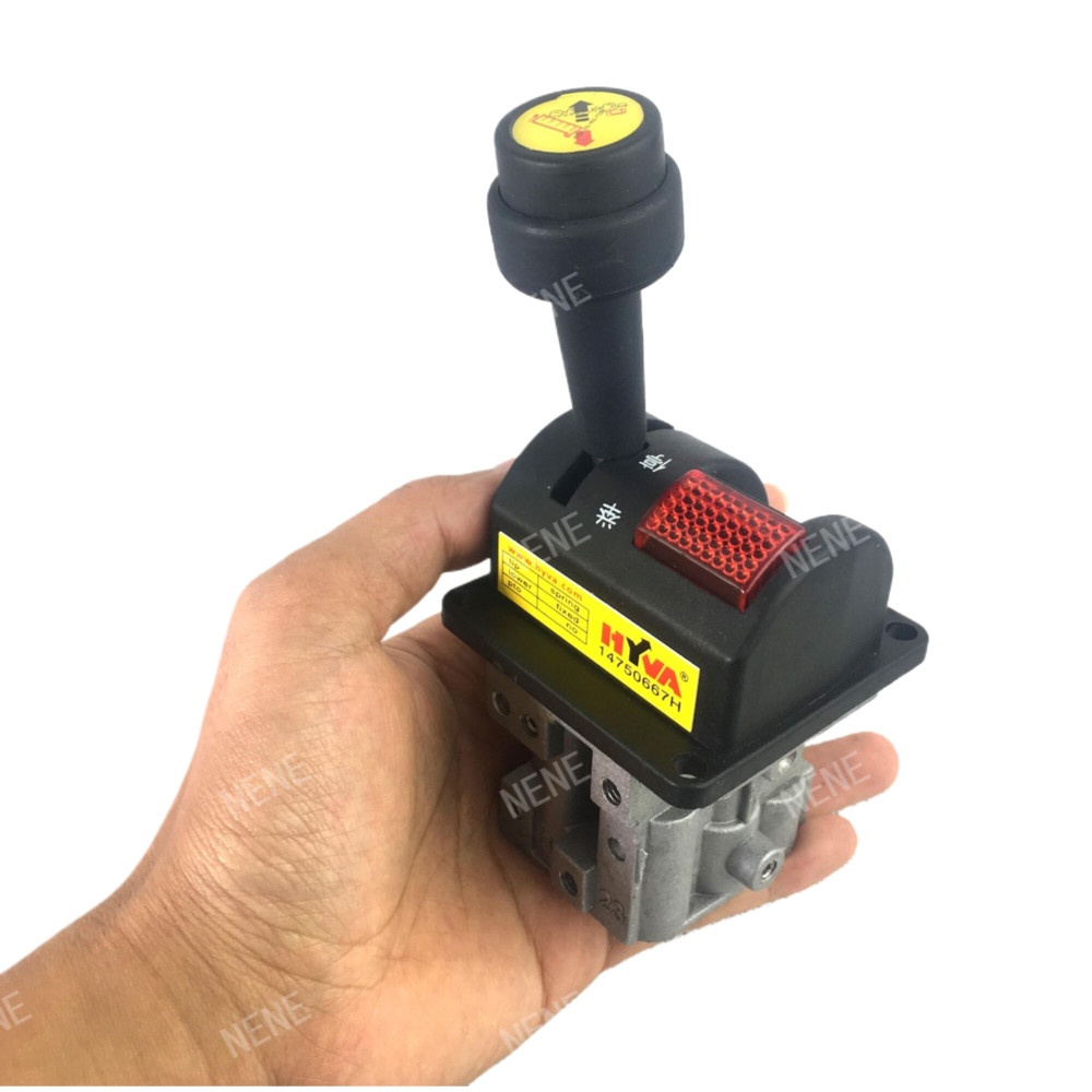 14750667H HYVA JQF34-A 2way Dump Truck Controls Valves Oval Shaped Rubber Handle
