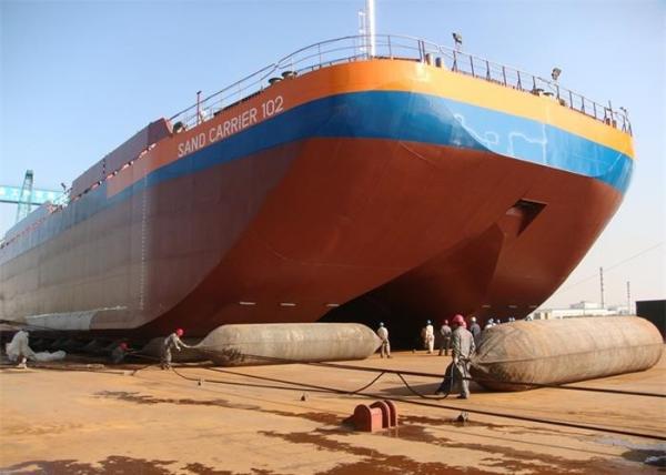 Buy cheap Good Damping Capacity Marine Rubber Airbag Reinforced Fiber Material Long Lifetime from wholesalers