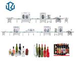 Vial Vodka Wine Alcohol Rinsing Capping Bottle Filling Line