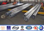 Buy cheap Bitumen Tapered Electrical Transmission Pole 35FT 3mm Thick Hot Dip Galvanized from wholesalers