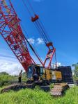 Red and Yellow 150 Ton Crawler Crane After-sales Service Yes 19 Years of