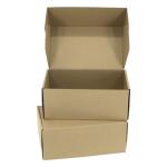 Small Square Folding Cardboard Box For Shoes Clothing Shipping At Industry