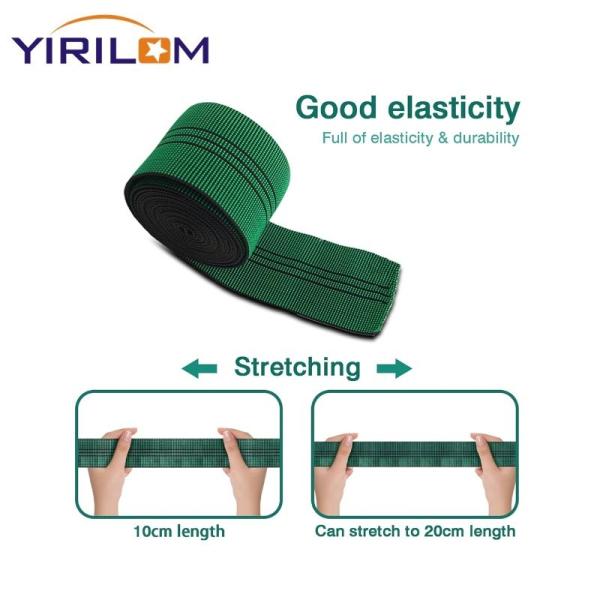 Buy cheap Custom 72mm Malaysia Rubber Belt Sofa Elastic Webbing Band For Sofa from wholesalers