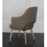 Buy cheap Modern wholesale beech wood pu upholstery dining chairs, arm chair,side chair for dining rooms from wholesalers