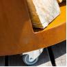 Buy cheap Outdoor Garden Bbq Kitchen Grill Corten Steel Barbecue Wood Burning from wholesalers