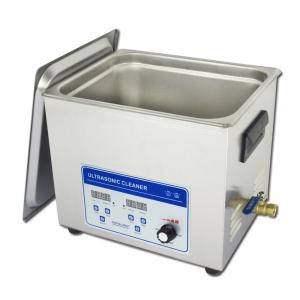 Wholesale 10L Benchtop Ultrasonic Cleaner / Table Top Ultrasonic Cleaner For Hardware Oil Removal from china suppliers