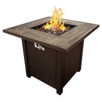 Buy cheap Outdoor Propane 50,000 BTU Square Gas Fire Pit For Patio Garden Backyard product
