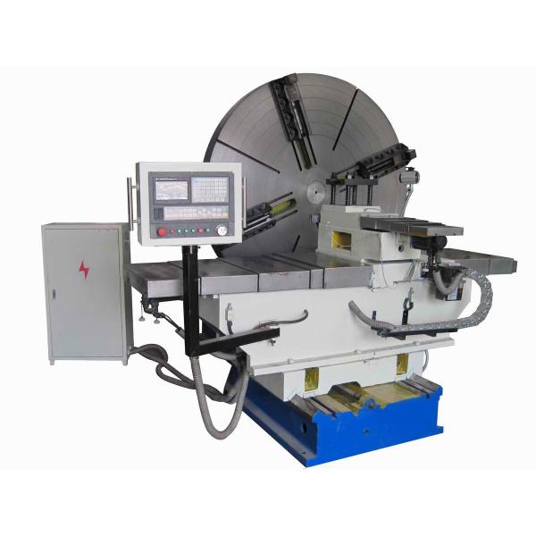 Large Size Floor Type Facing In Lathe Machine Processing Flange Disc Kind Workpiece