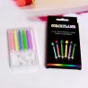Buy cheap 12 Count Colored Flames Birthday Cake Candles No Scent Perfect for Happy Birthday from wholesalers