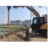 Buy cheap 12m Excavator Mounted Sheet Pile Driving Equipment For Cement from wholesalers