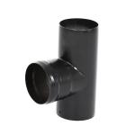 90 Degree Black Pellet Stove Pipe CE Certification 0.5KG-4KG Lightweight