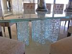 Functional 3 3/4 4/6 6mm Colored Tempered Cracked Ice PVB Laminated Glass for
