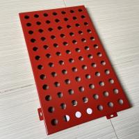 Buy cheap Customized Perforated Aluminum Building Veneer Outdoor Cladding Panels ODM product