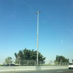 Commercial Area Lighting Flood Light Poles 20m 600W Anti Corrosion