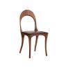 Buy cheap Modern Leather Upholstered Dining Room Chairs Round Back Color Optional from wholesalers