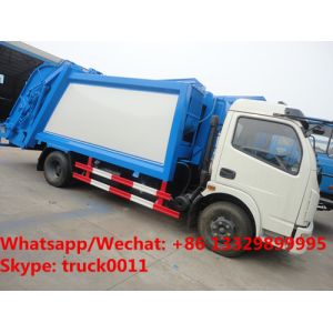 Buy cheap HOT SALE! best seller-dongfeng 4*2 LHD 7m3 compression garbage compactor truck, new rear loader garbage vehicle for sale from wholesalers