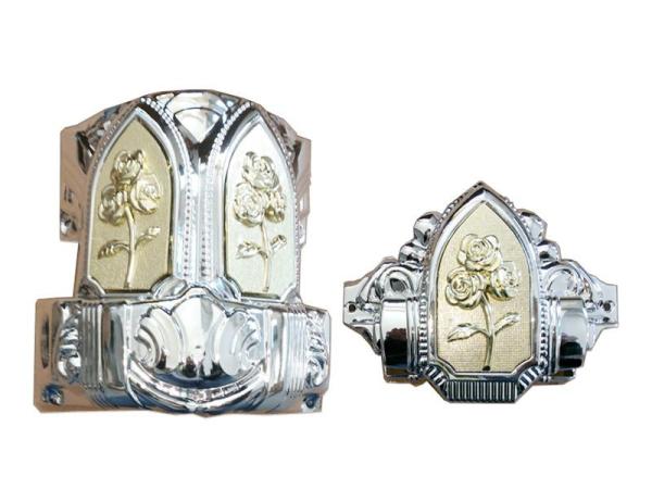 Buy cheap Flower Decoration Coffin Corners / Casket Accessories Model 15#-F from wholesalers