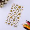 Buy cheap Gold Heart Glitter Vinyl Stickers 2.5mm Die Cut Glitter Stickers For Scrapbooking from wholesalers