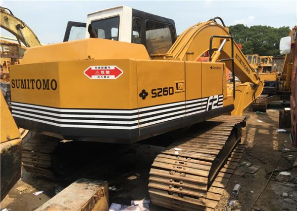 Buy cheap S260-F2 Second Hand Excavators , Sumitomo Hydraulic Crawler Excavator from wholesalers
