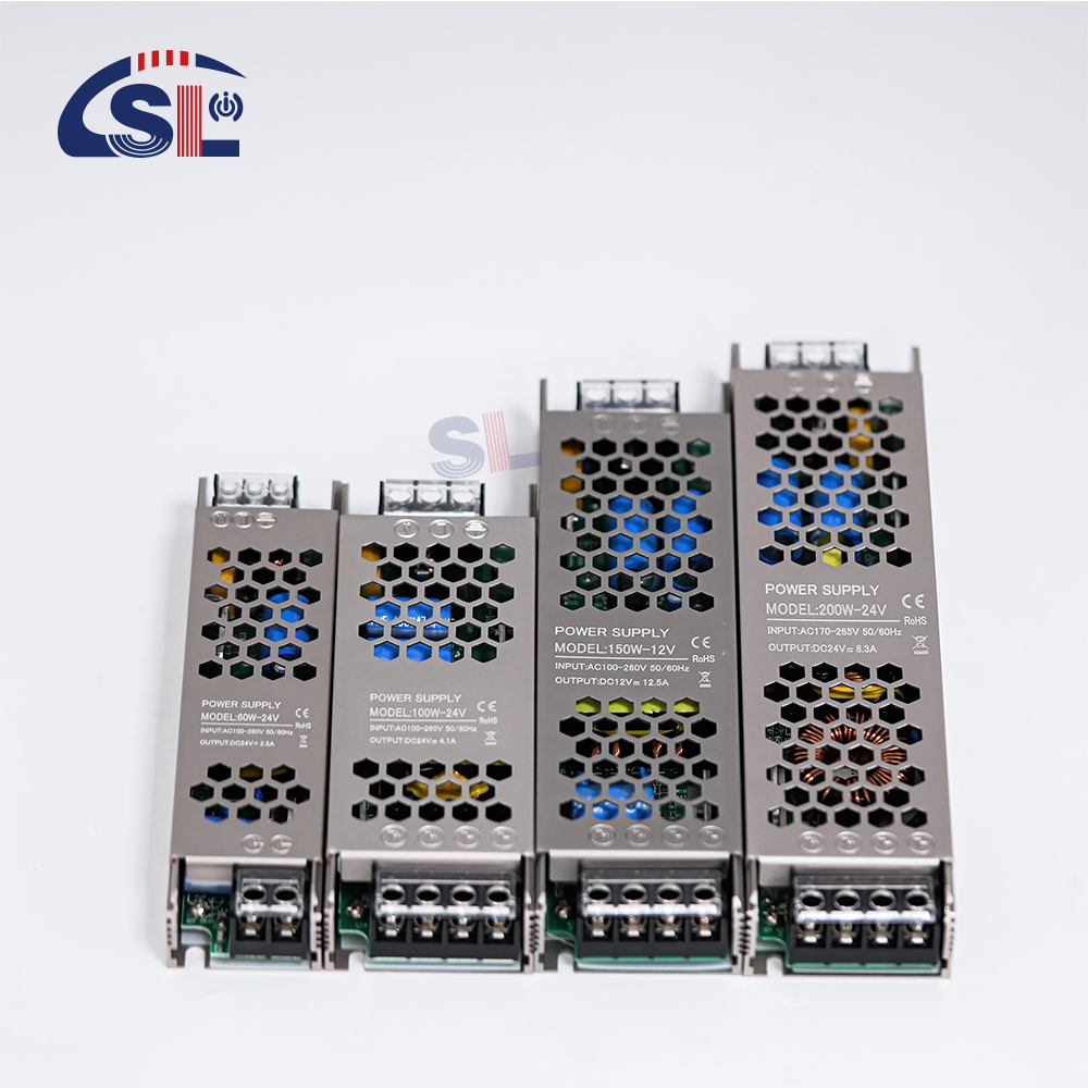 Super Slim Led power supply 12V DC Voltage Option and 3A Output Current for led strip