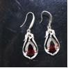Buy cheap 925 Silver Jewelry 8mmx10mm Pear Citrine Cubic Zircon Dangle Earrings (PSJ03222) from wholesalers