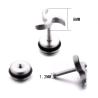 Buy cheap Korea style fashion body piercing jewelry stainless steel cool stud earrings from wholesalers