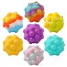 Buy cheap Childrens Squeeze Ball Toy 3D Round Silicone Sensory Pop Ball Custom Rubber Toys from wholesalers