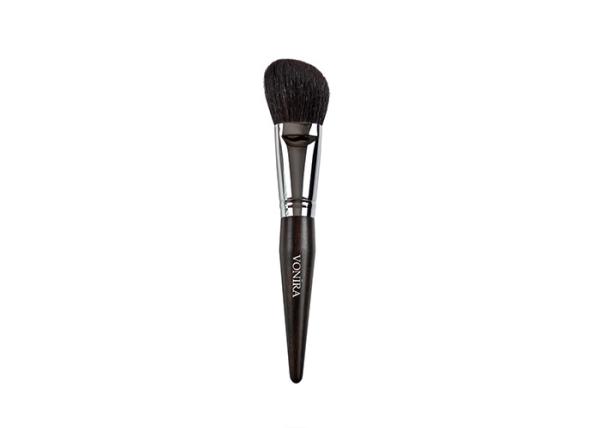 Buy cheap Luxury Beveled powder makeup brush With Amazing soft And Dense Dark Brown XGF Goat Hair from wholesalers