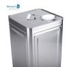 Buy cheap Empty Silver Paint Cans 18L 20L Square Metal Buckets 0.28mm-0.35mm Gauge from wholesalers