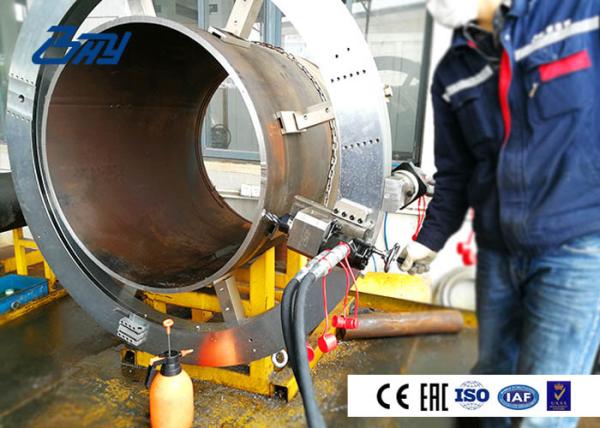 Buy cheap Burr-free Hydraulic Pipe Cutting And Beveling Machine Precise Feed from wholesalers
