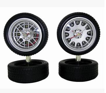 Buy cheap New promotion gift double-tyre shape Alarm Clock creative product gift from wholesalers