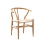 Buy cheap Nordic modern dining table and chair contracted household book chair arm-chair solid wood chair Y chair from wholesalers
