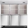 Buy cheap 1600L Glass Door Commercial Kitchen Refrigerator , Stainless Steel Kitchen Appliances from wholesalers
