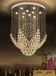 Round design large crystal chandelier modern lighting Diamond Chandelier(WH-NC