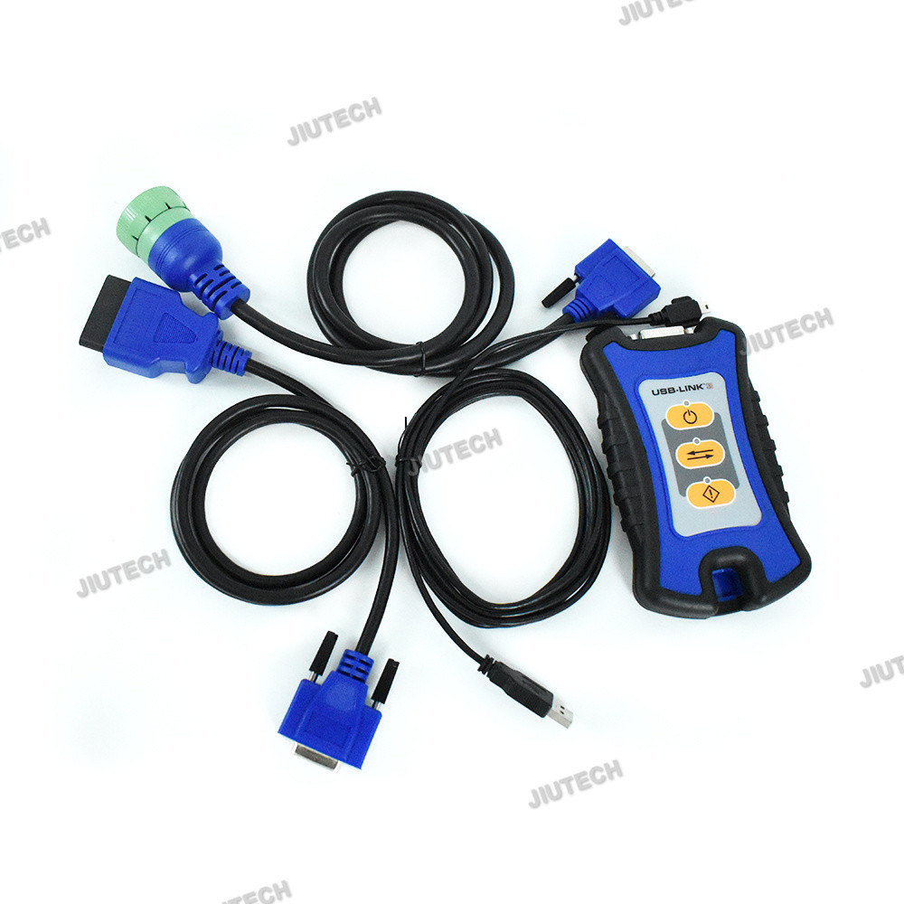 For NEXIQ N3 USB Link Truck Diagnostic Tool USB Bluetooth Diesel Truck Diagnostic OBD Troubleshooter Tool+CF19 laptop