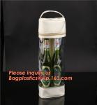 Eco friendly LONG HANDLE RECYCLABLE PVC WINE BAG, CARRIER BAG,HANDY BAG,GIFT