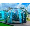 Buy cheap Resort Tent Transparent Double Dome House Outdoor Glamping Polycarbonate Dome tent from wholesalers