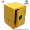 Buy cheap Yellow Powder Coated Flammable Chemical Storage Cabinets For Laboratory , Bench Top from wholesalers