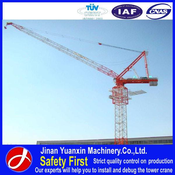 Buy cheap 200m max.lifting height good price Yuanxin luffing jib tower crane price from wholesalers