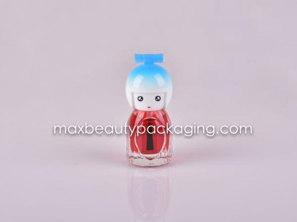 Buy cheap uv coating cute icon nail polish cap 10ml nail polish bottle flat brush nail polish plastic cosmetic packaging from wholesalers