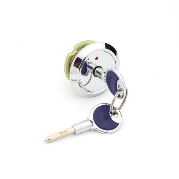 Buy cheap Chrome Plated Pin Tumbler Cam Lock , Pin Cylinder Lock CW 90 Degree from wholesalers