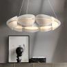 Buy cheap Modern Acrylic LED Chandeliers Living Room Creative Nordic Atmospheric Restaurant Ring Chandelier(WH-AP-558) from wholesalers