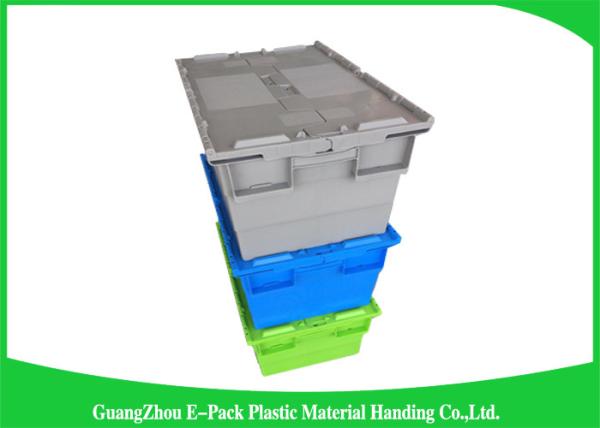 Buy cheap Durable Turnover Logistics Opaque Plastic Storage Boxes With Lid for foods from wholesalers