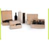 Buy cheap Custom Sliding Wooden Logo Customized Wine Gift Box for Bottle Wine from wholesalers