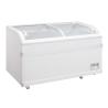 Buy cheap Energy Saving Ice Cream Display Chest Freezer , 528L Curved Glass Doors Commercial Refrigerator, Island Freezer from wholesalers