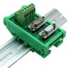 Buy cheap DB9 D Sub 9 Pin Male Female Dual Connectors Terminal Block Wiring Breakout Board from wholesalers