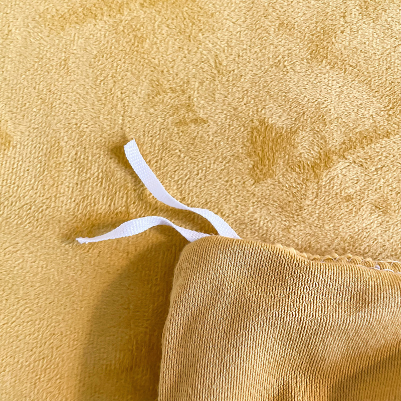 Age Group Adult Child Ginger Color Plain Dyed Duvet Cover Set for Winter Bed Linen